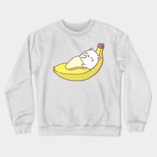 Cute Cat Sleeping Crewneck Sweatshirt